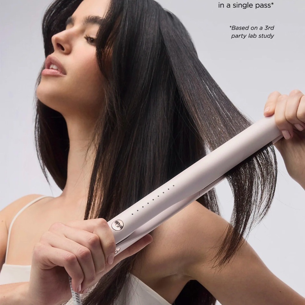 T3 Matte White Hair Straightener - Ceramic Flat Iron